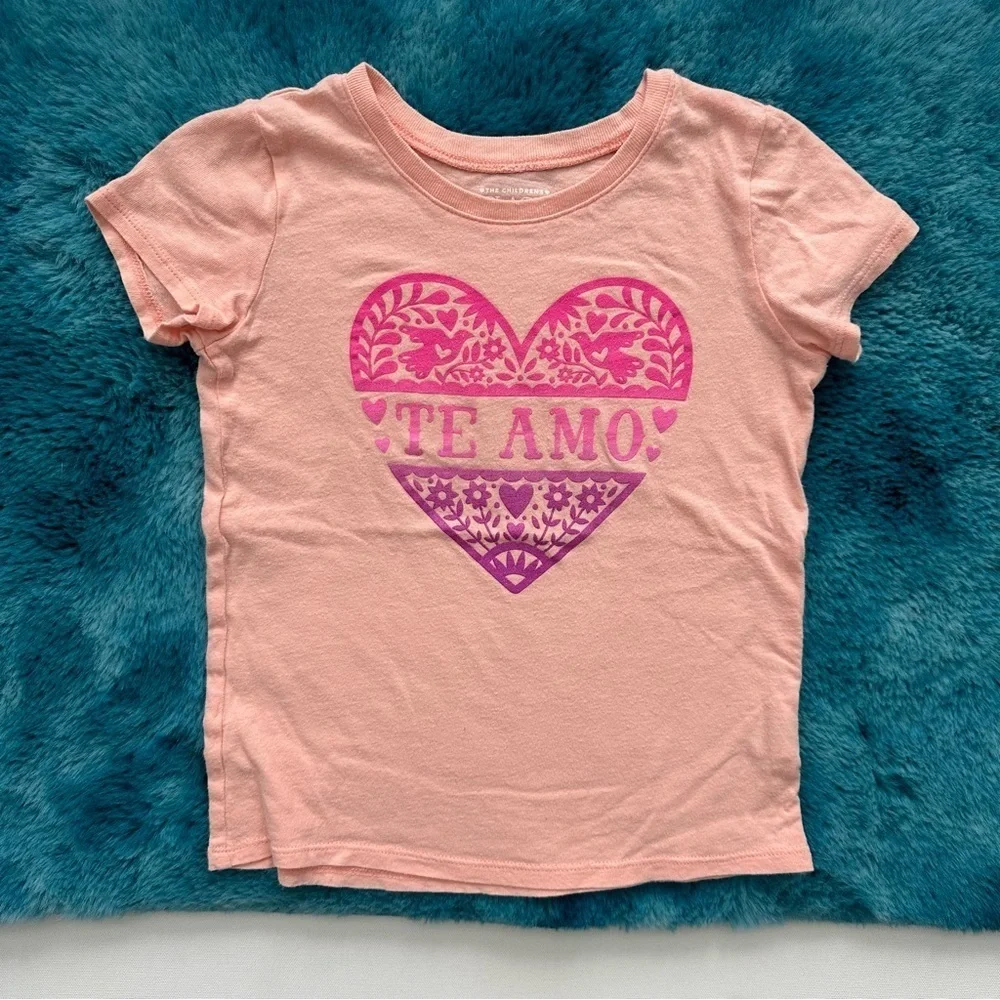 The Children’s Place Toddler Girl Short Sleeve Graphic Tee Size 5T